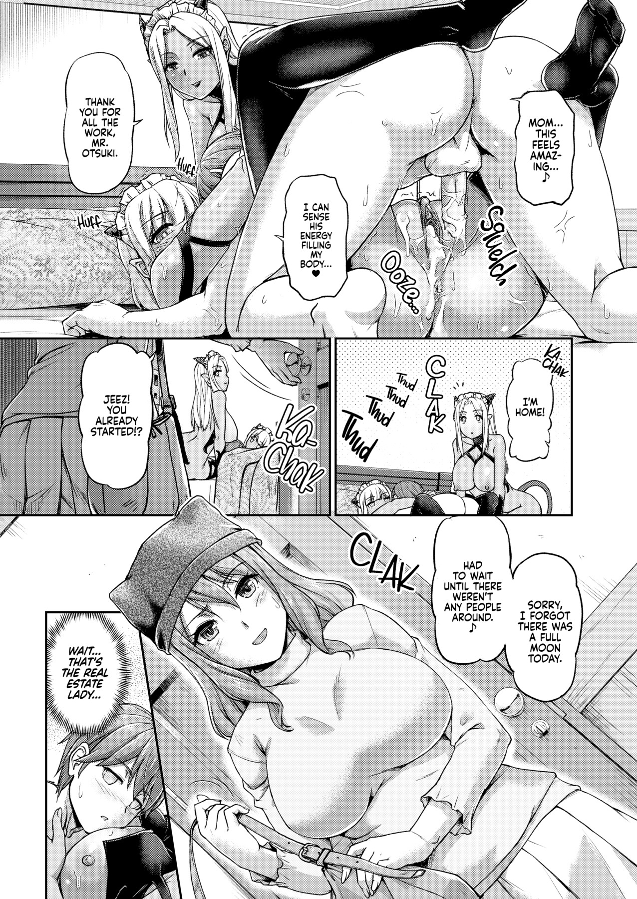 Hentai Manga Comic-Daily Life at the Monster Girl Manor-Read-28